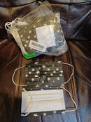 30PCS Children Kids Outdoor Stars Space Print Disposable Masks Protective Masks