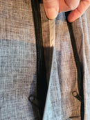 LSV Grey Bike Saddle Bags Bicycle 16" X 12" Each Bag -Very High Quality New