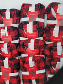 12 Sets Kids Pajamas Red & Black Buffalo Check Flannel Pajamas Set Size 5 Kids