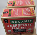 3 Cases (12 Boxes X 24 pods ) Red Raspberry Leaf Herb -Organic -Cut and Sifted