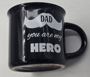 Best Dad Ever Ceramic Coffee/Tea Mug w/ M is for Mom (LOVE) Mug -Both New