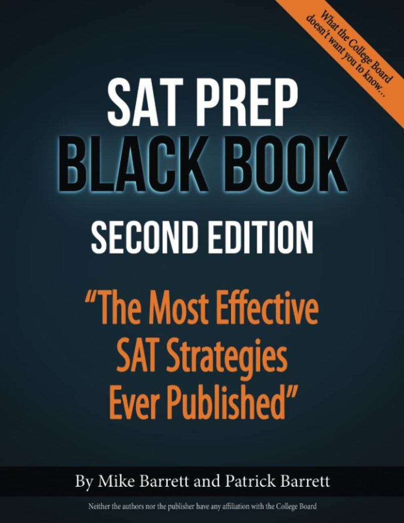 SAT Prep Black Book Second Edition By Mike Barrett & Patrick Barrett