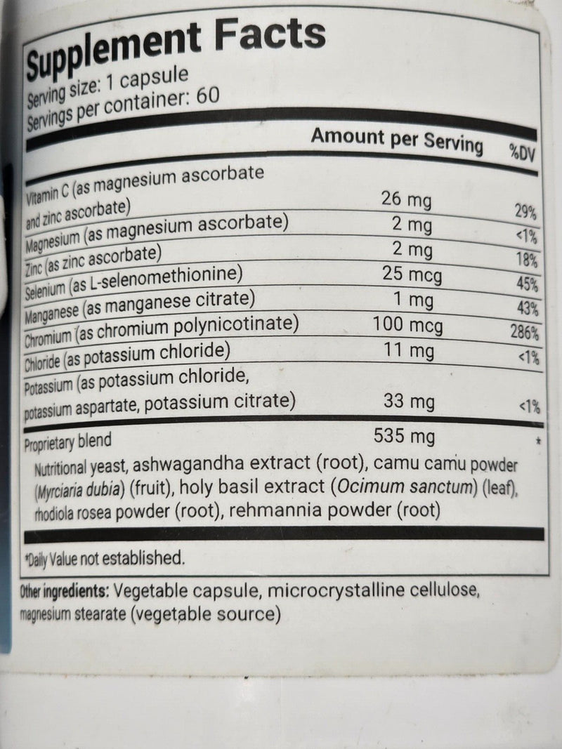 3 Dr Berg Adrenal And Cortisol Supplement 60 x 3 Caps, Support Mood And Stress +