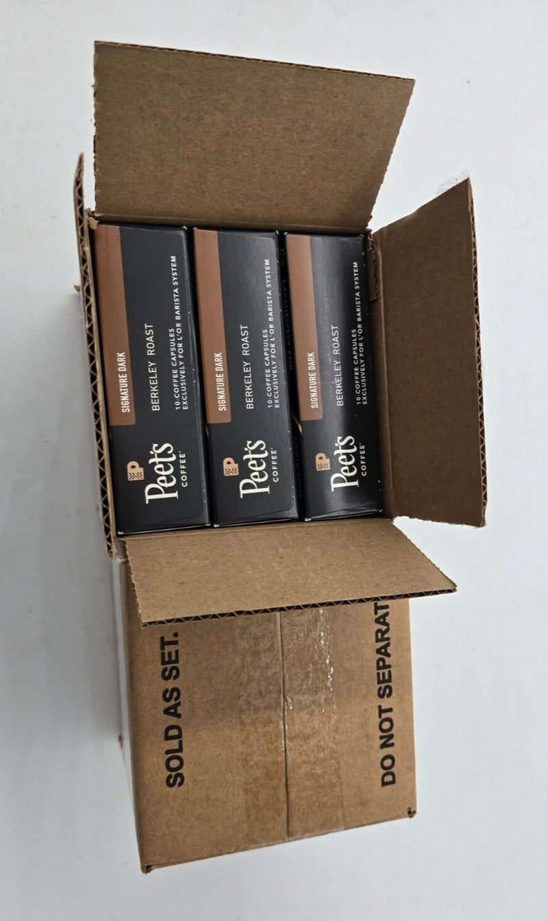 2 Boxes x 30 L'OR Barista Coffee Pods=60 Pods French Blend