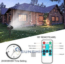 LED Projector Snowfall Light Christmas Laser Outdoor Landscape Xmas Lamp US Plug