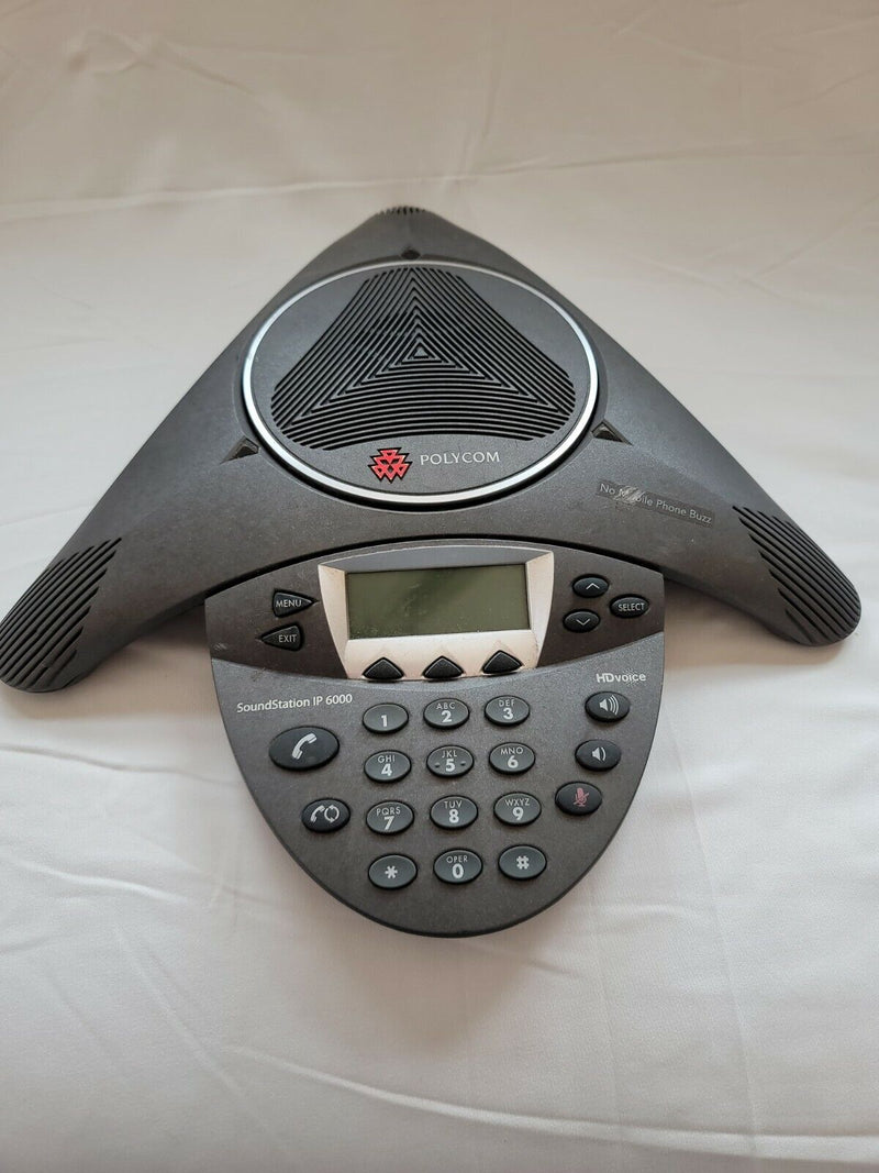 Polycom SoundStation IP 6000 SIP HD Voice Conference VoIP Phone 2201-15600-001