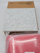 36 pcs Acoustic Foam Red & Grey Panel Tiles Wall Record Studio Sound Proof 12"