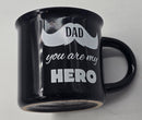 Best Dad Ever Ceramic Coffee/Tea Mug w/ M is for Mom (LOVE) Mug -Both New