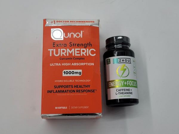 Qunol Extra Strength 1000mg Turmeric Curcumin Complex - 60 Vegetarian Capsules