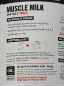 2 (Two) Muscle Milk Genuine Protein Powder Supplement  Chocolate 30.9 oz x 2