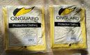 2 Large Onguard Outfits- Jacket Bib Overall Hood Yellow Protective Clothing Rain