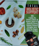 Soporte inmunológico premium - HRP-Aid - Con L-lisina, zinc, vitamina, selenio