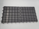 Cloveholm Patio Deck Tiles, Four Slat Plastic Outdoor Flooring, 9 Pcs One, Grey