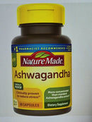 6 bottles Nature Made Ashwagandha 60 Gummies x 6 = 360 Gummies