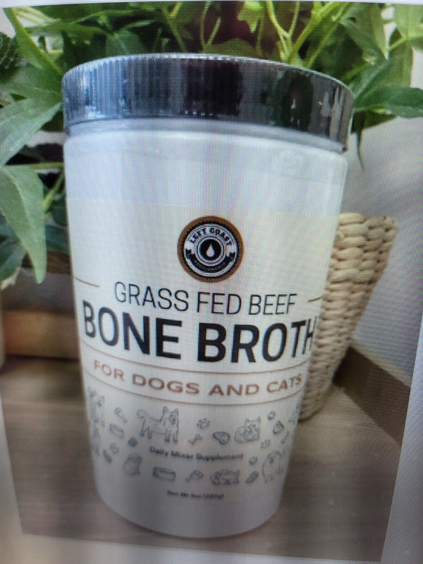 Left Coast-Bone Broth For DOGS and CATS. Grass Fed Beef.