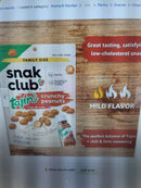 Snak Club Tajin Chili & Lime Crunchy Peanuts, (10.5 Ounce x 6) x 4 = 24 Bags