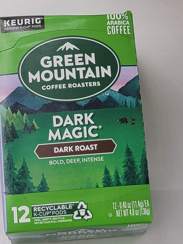 1 Case Green Mountain Coffee Dark Magic, Keurig K-Cup Pod, Dark Roast 72 Count