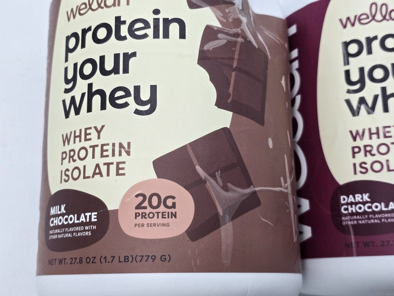 3 Wellah Your Whey (30 Servings,  Chocolate) - Whey Protein Isolate Protein