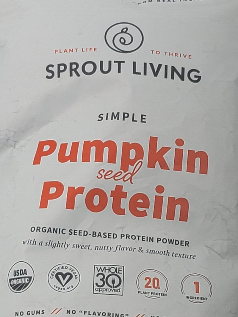 Sprout Living Simple Pumpkin Seed Protein Powder,  1 Pound