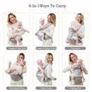 Grownsy Baby Carrier Newborns to Toddler Hip Seat Lumbar Support Perfect 7-66lbs