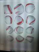 80   Ledwen Mini Soft Baseballs Pack of 80 Bulk - 2" Sports Themed Foam Baseball