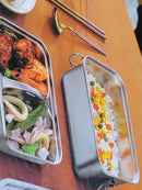 2 in 1 Portable Buckle Lunch Box