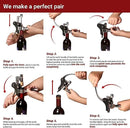 Two Demenades, Wine Bottle Opener Corkscrew Set- [2020 Upgraded] Copper