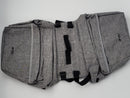 LSV Grey Bike Saddle Bags Bicycle 16" X 12" Each Bag -Very High Quality New