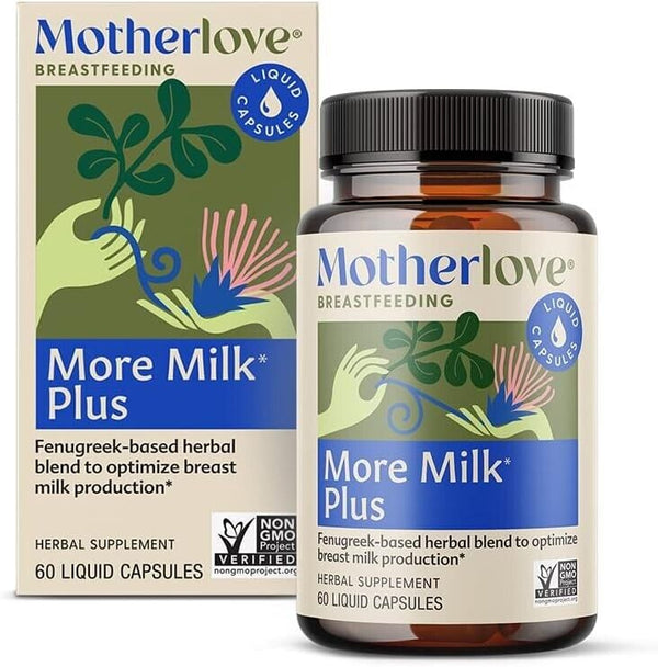 Motherlove More Milk Plus Supports Lactation, 60 Liquid Capsules