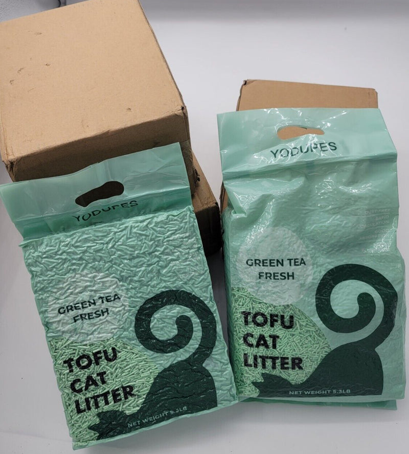 6Tofu Cat Litter Natural Eco-Friendly Pretty Kitty Litter Flushable Clumpin 33lb