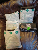 btw 350+ PCS Black Face Mask Disposable Non Medical Surgical Earloop MouthCover