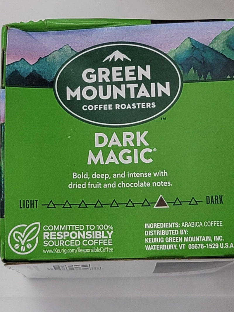 1 Case Green Mountain Coffee Dark Magic, Keurig K-Cup Pod, Dark Roast 72 Count