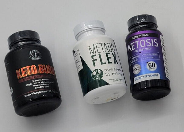 3 brands  Keto Advanced Weight Loss Fat Burner & Ketogenic type pills sealed