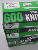 1800 knives Member's Mark White Plastic Knives, Heavyweight (600 ct. x 3)