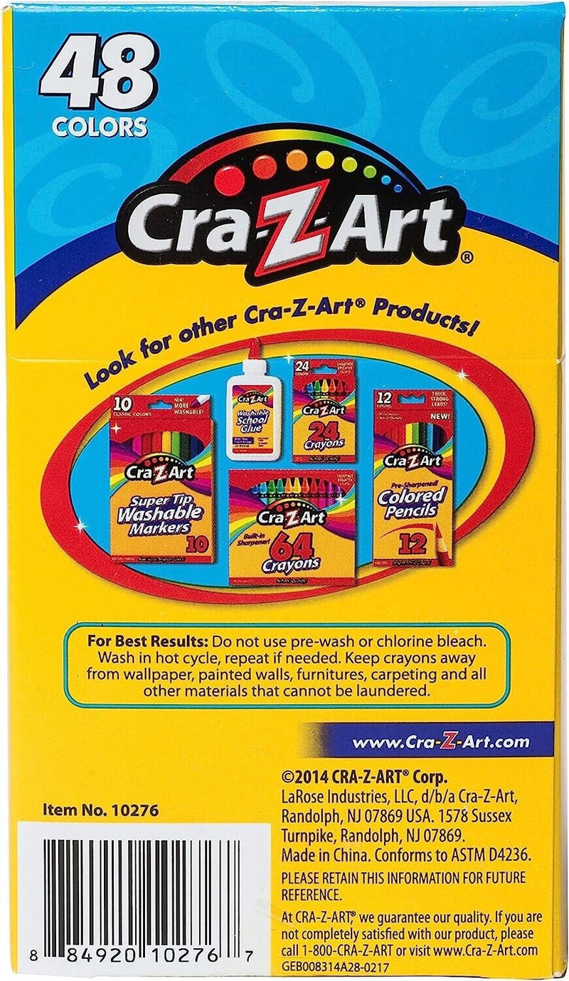 (15) Bx Cra-ZArt 48 Wash Crayons School Quality Non Toxic Coloring Quality Lot