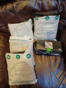 btw 350+ PCS Black Face Mask Disposable Non Medical Surgical Earloop MouthCover