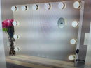 Hollywood Makeup Mirror w 12 Dimmable Vanity Lights  27.4" x 20.47" wbk-5846-12d
