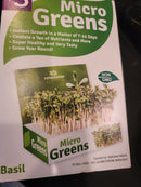 18-Pack Microgreens Growing Kit by Totalgreen  Basil