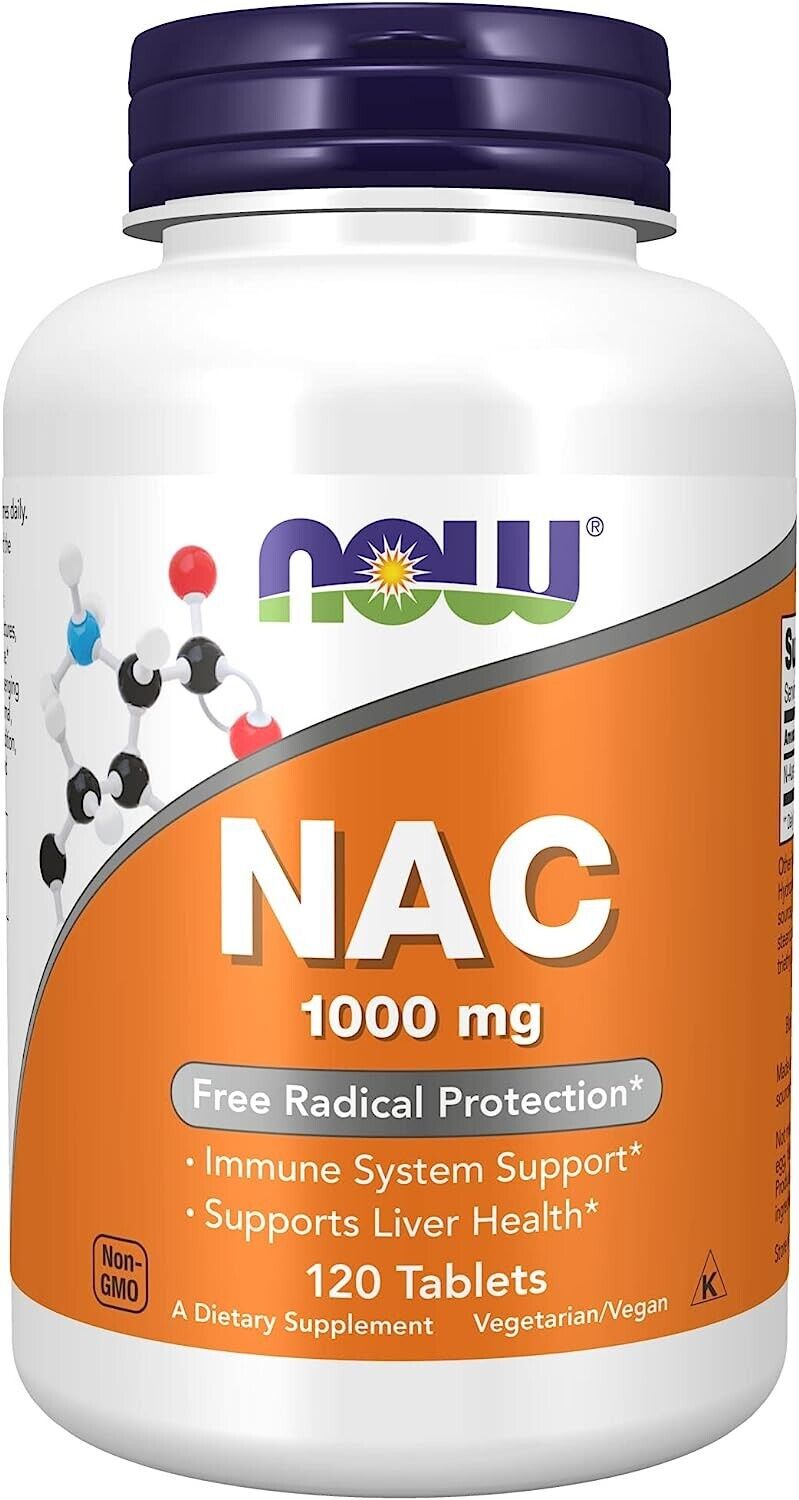 120 caps Jarrow BoneUp + Prebiotic Inulin 47 Servings + NOW NAC 120 Tablets