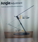 Nulaxy Telescopic 360 Rotating Laptop Stand for Desk Adjustable Height A-Gray