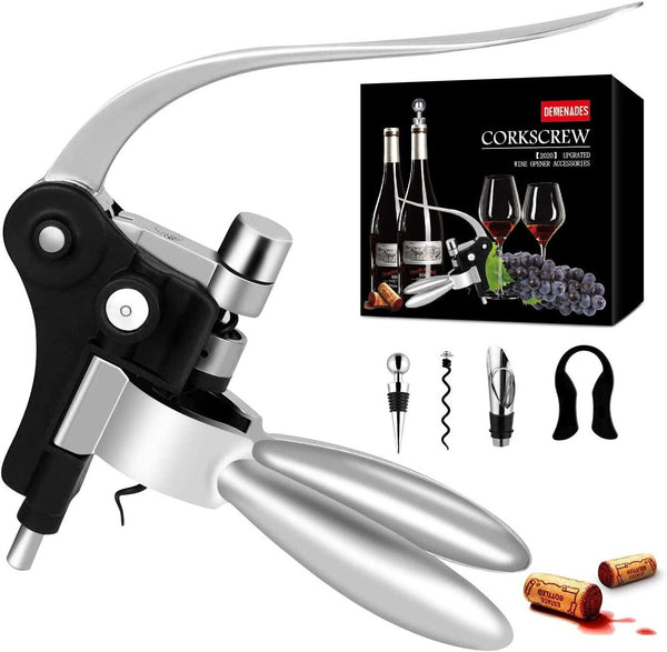 Two Demenades, Wine Bottle Opener Corkscrew Set- [2020 Upgraded] Copper