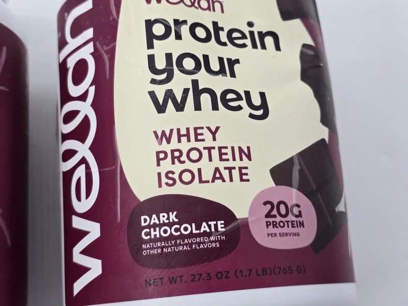 3 Wellah Your Whey (30 Servings,  Chocolate) - Whey Protein Isolate Protein