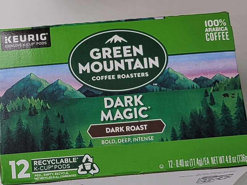 1 Case Green Mountain Coffee Dark Magic, Keurig K-Cup Pod, Dark Roast 72 Count