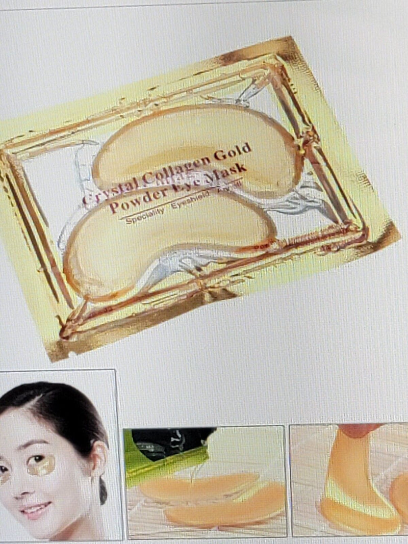 40 Pcs Gold Crystal Collagen Under Eye Patch Wrinkle Anti Aging Dark Circle Pad