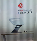 Nulaxy Telescopic 360 Rotating Laptop Stand for Desk Adjustable Height A-Gray