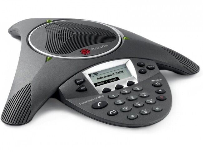 Polycom SoundStation IP 6000 SIP HD Voice Conference VoIP Phone 2201-15600-001