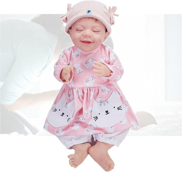 Reborn Baby Doll Lifesize 19” Doll Girl w Certificate! Hoomai Designer