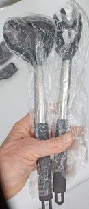 4 Piece Stainless Steel / Rubber Kitchen Utensils (New In Plastic) longest 12.5"