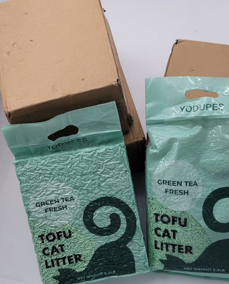 6Tofu Cat Litter Natural Eco-Friendly Pretty Kitty Litter Flushable Clumpin 33lb