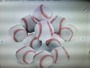 80   Ledwen Mini Soft Baseballs Pack of 80 Bulk - 2" Sports Themed Foam Baseball